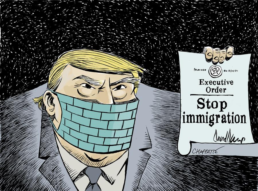 Trump wants to halt immigration Trump wants to halt immigration