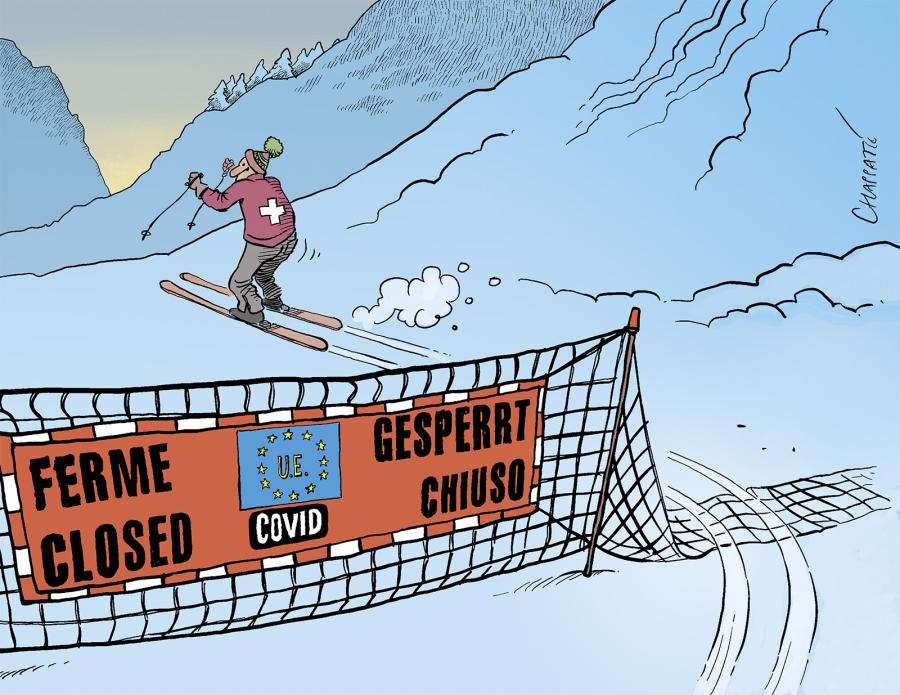 Les Suisses continuent de skier Les Suisses continuent de skier Les Suisses continuent de skier