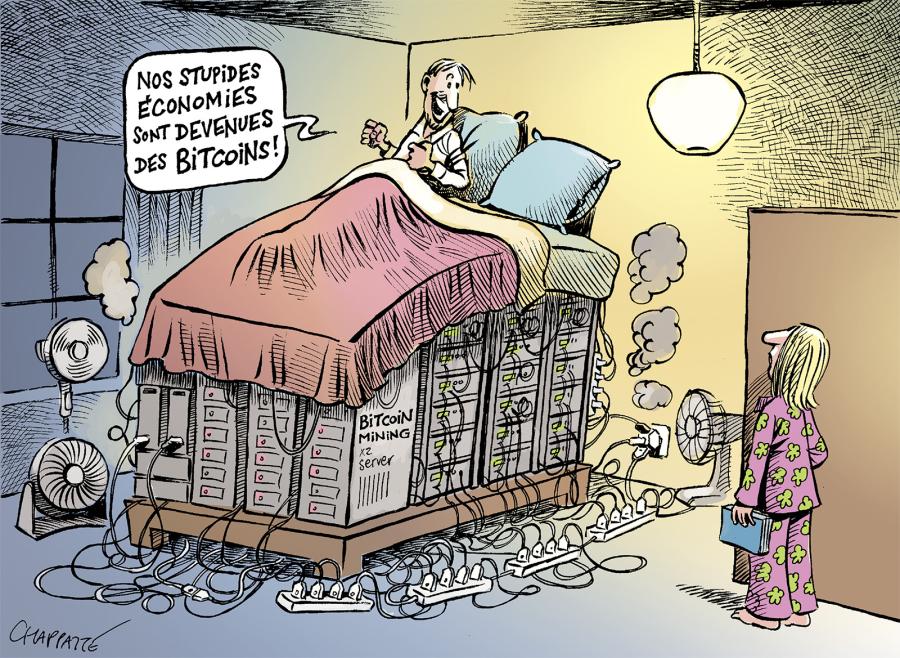 Ruée énergivore sur le Bitcoin Ruée énergivore sur le Bitcoin Ruée énergivore sur le Bitcoin