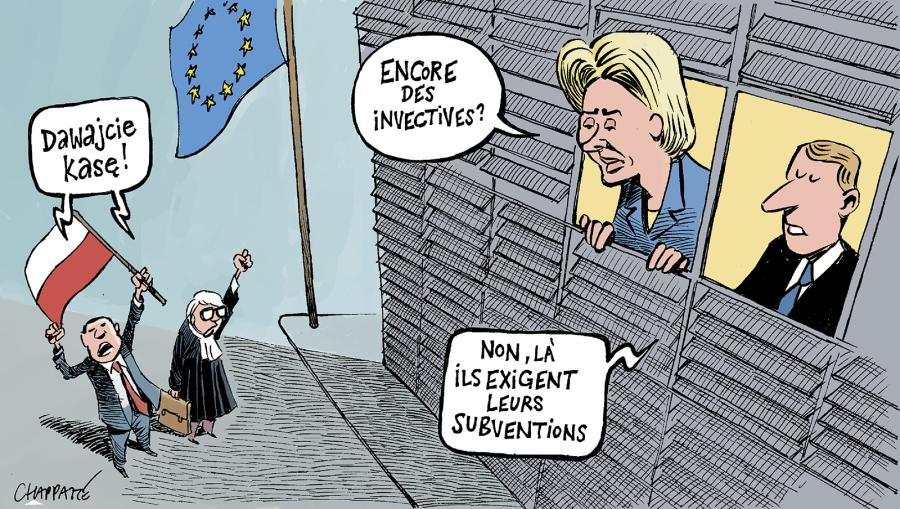 Brouille entre la Pologne et l’UE Brouille entre la Pologne et l’UE Brouille entre la Pologne et l’UE