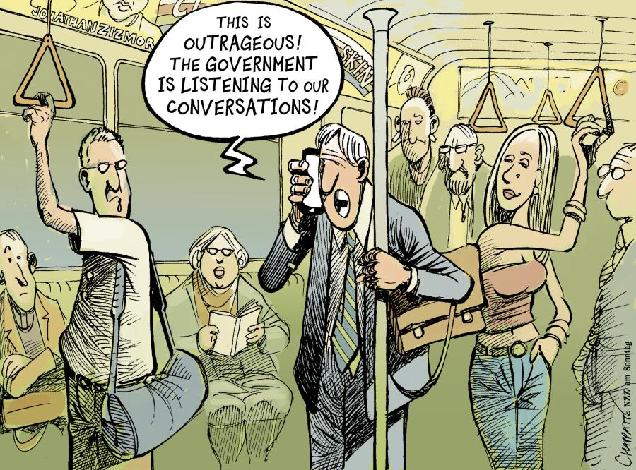 Are we all spied on? Are we all spied on? Are we all spied on?