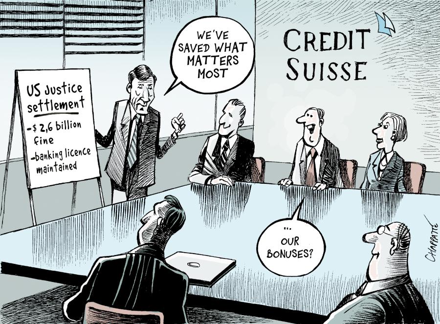 Credit Suisse off the hook Credit Suisse off the hook