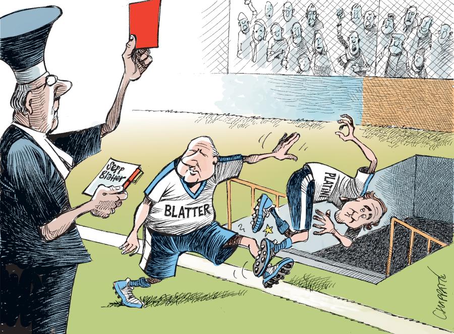 Blatter and Platini suspended from FIFA Blatter and Platini suspended from FIFA