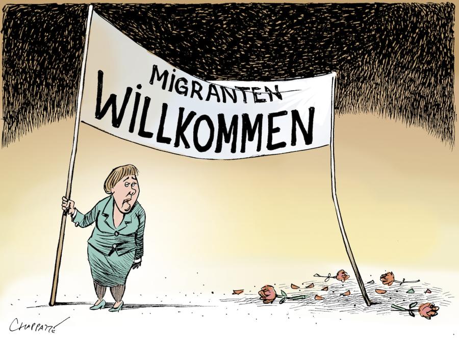 Migrants: la solitude de Merkel Migrants: la solitude de Merkel