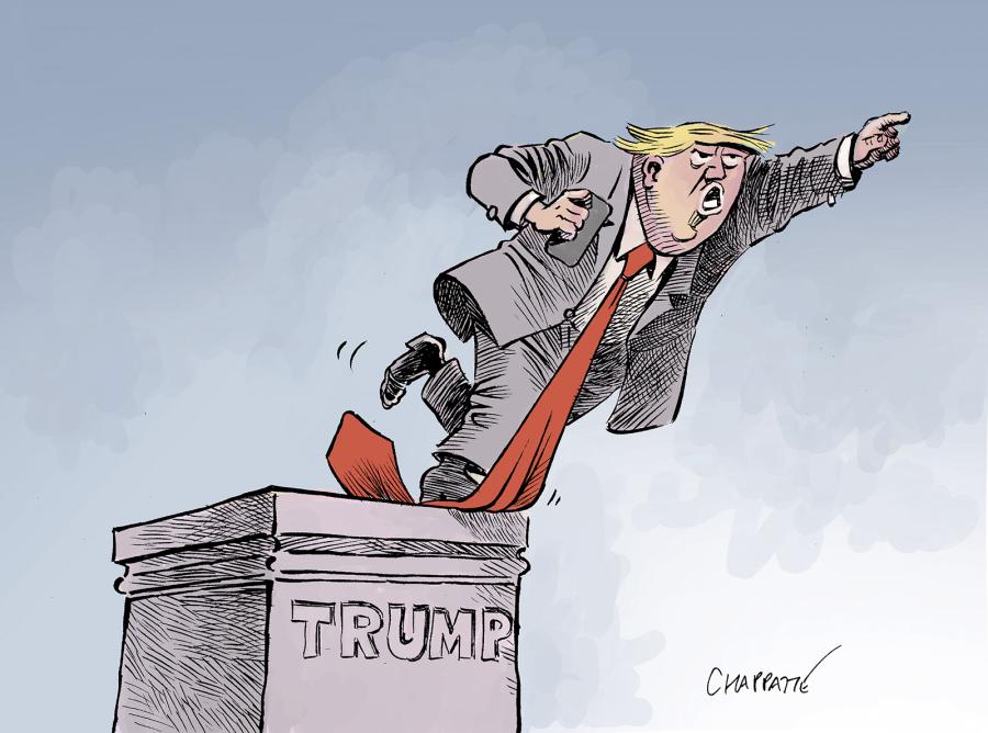 Good bye, Donald J. Trump! | Globecartoon - Political Cartoons - Patrick  Chappatte