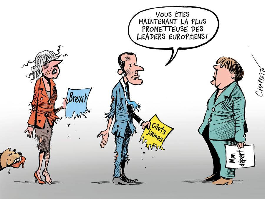 Leadership européen | Globecartoon - Political Cartoons - Patrick Chappatte
