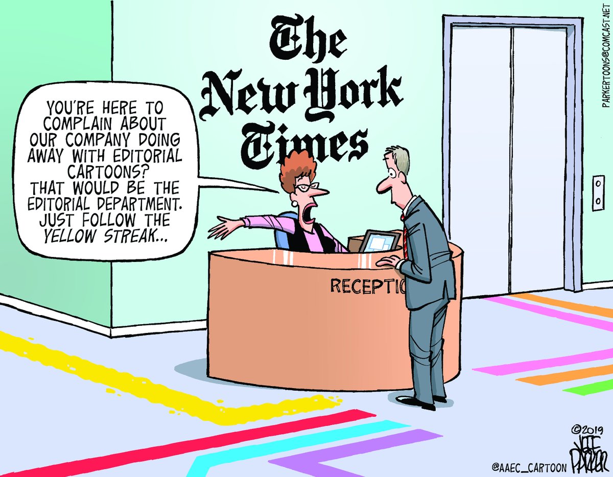 Editor de política do NY Times tem tuitado o contexto de histórias políticas